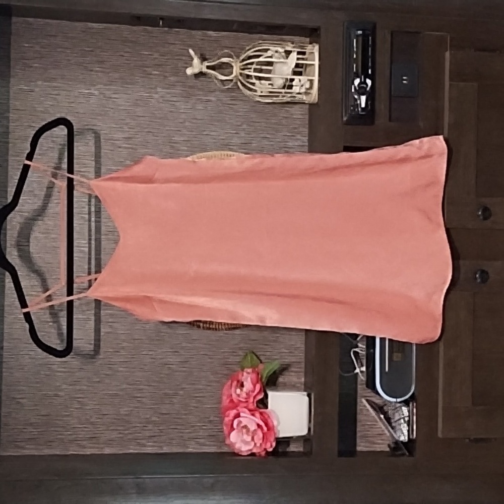 Divided Dress Slinky Decorative Spaghetti Straps Mini Size 2 Party